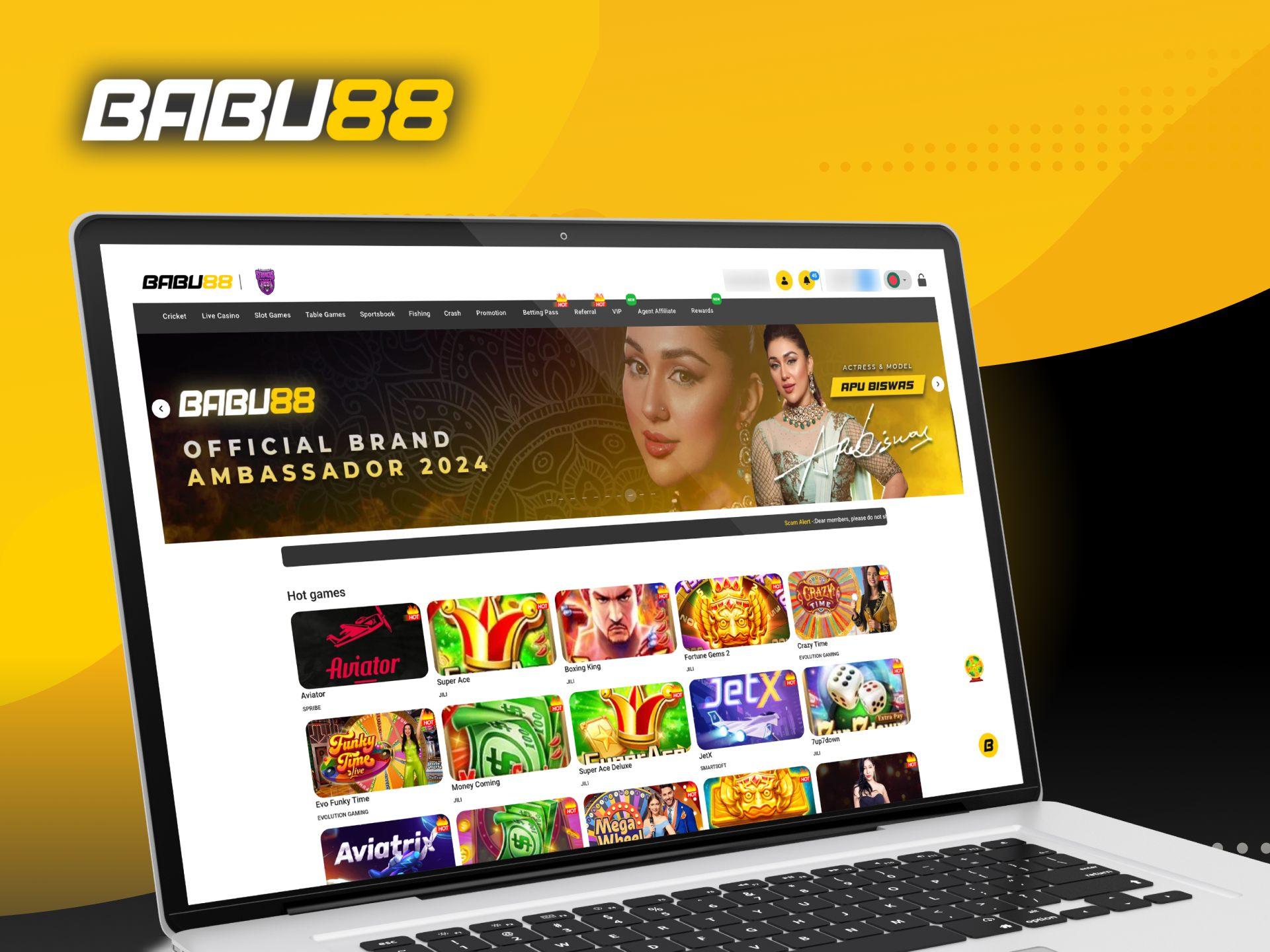 Official babu888 site for cricket betting